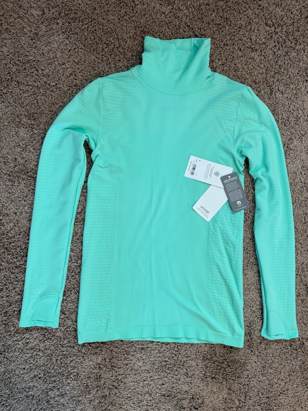 Athleta Mint Green Long Sleeve Top
